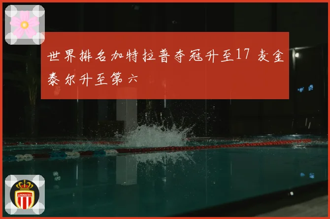 世界排名加特拉普夺冠升至17 麦金泰尔升至第六